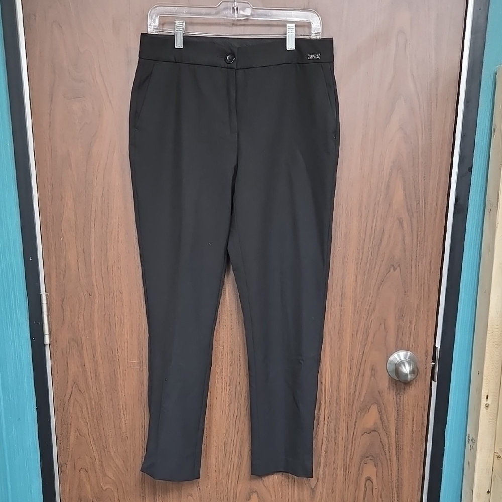 Badgley Mischka Black Mid Rise Bootcut Trouser Pant